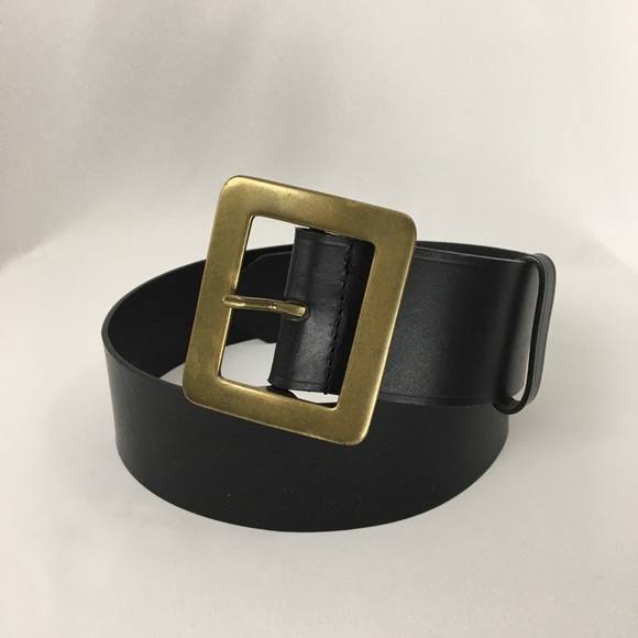 WCM New York Accessories - 💌. WCM New York Black Leather Belt.  Size Small.